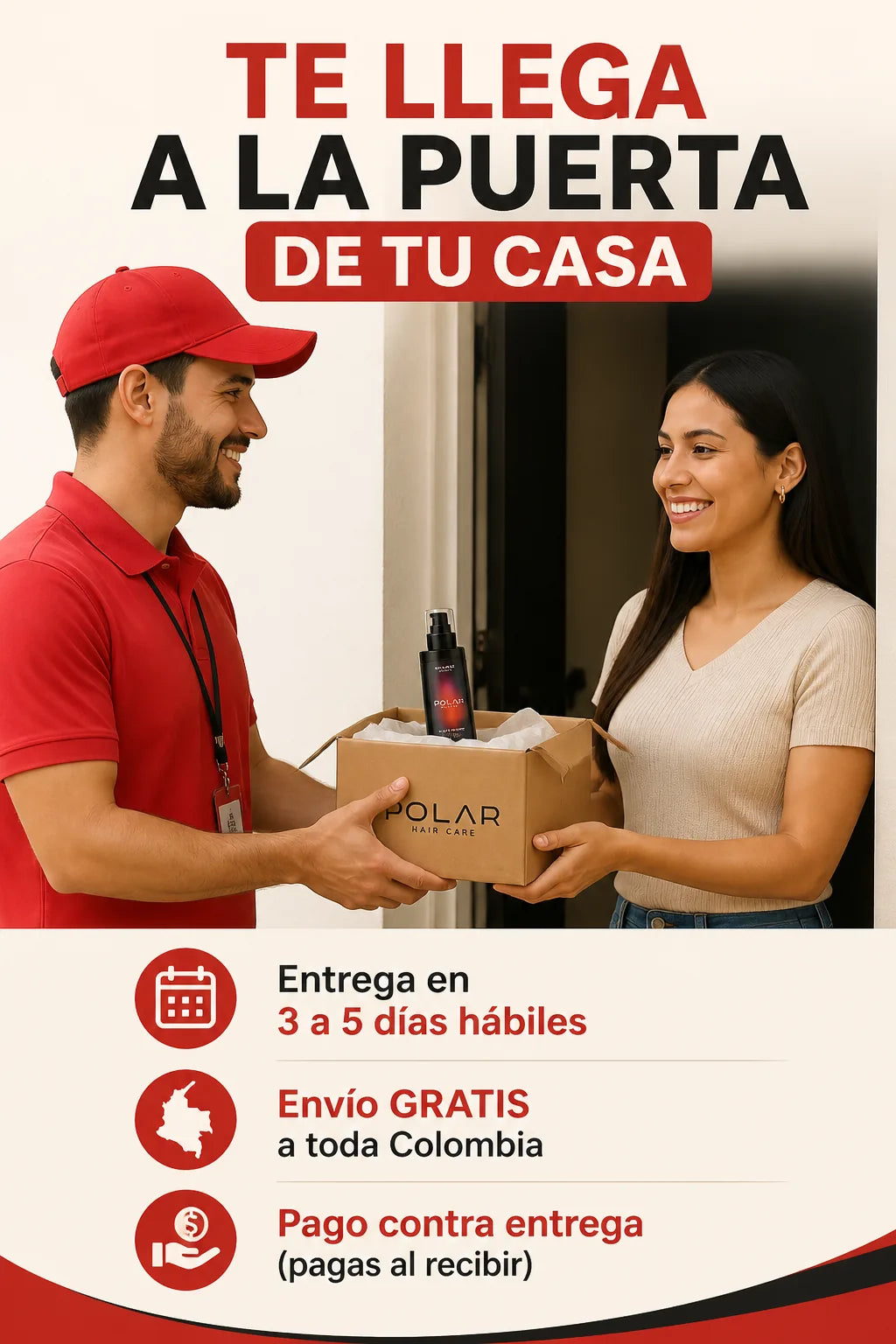 Te llega a la puerta de tu casa, pago contra entrega