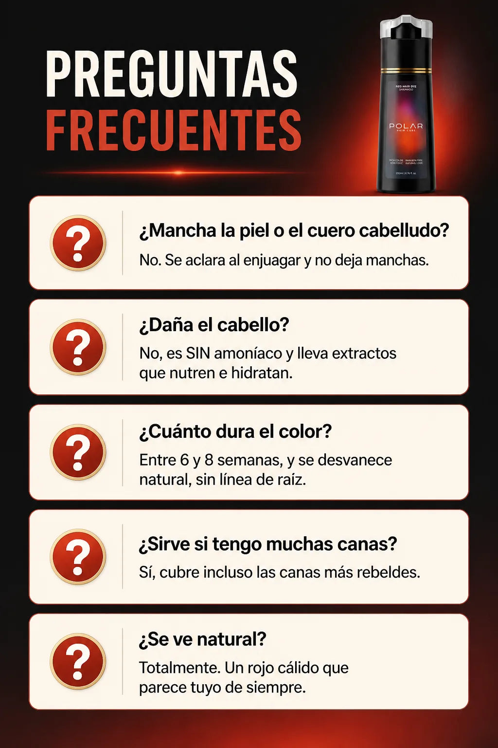 Preguntas frecuentes Polar Red